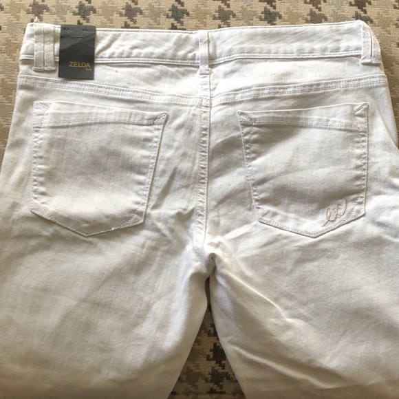 Express White Crop Zelda Jean Leggings NWT - Picture 2 of 6